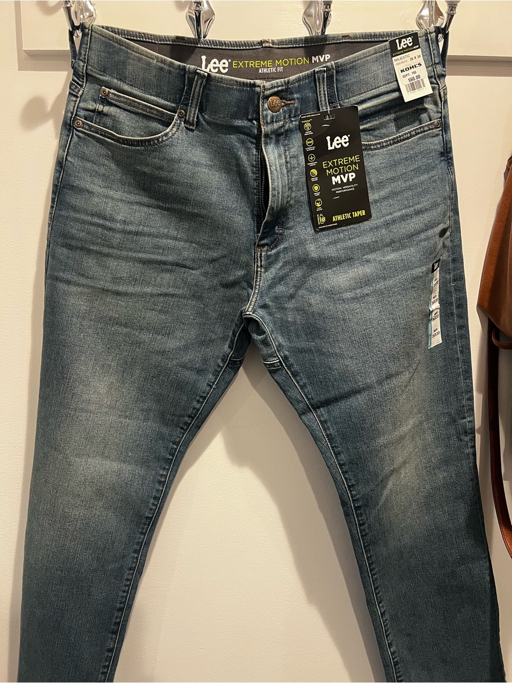 Lee Extreme Motion MVP Athletic Taper Jeans - Light Blue Wash